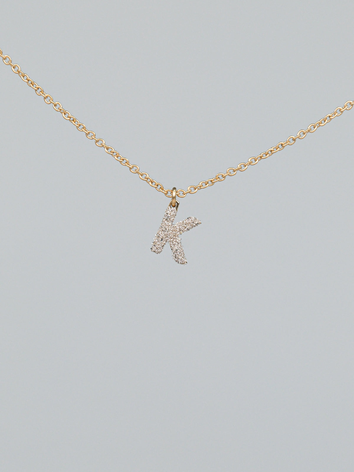 Collana iniziale con diamanti