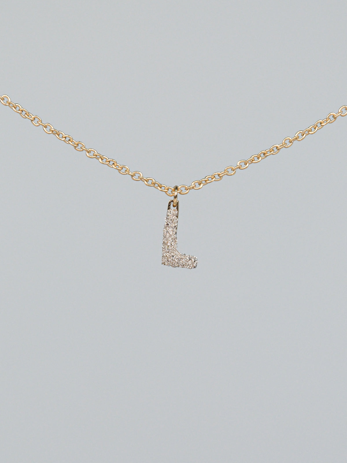 Collana iniziale con diamanti