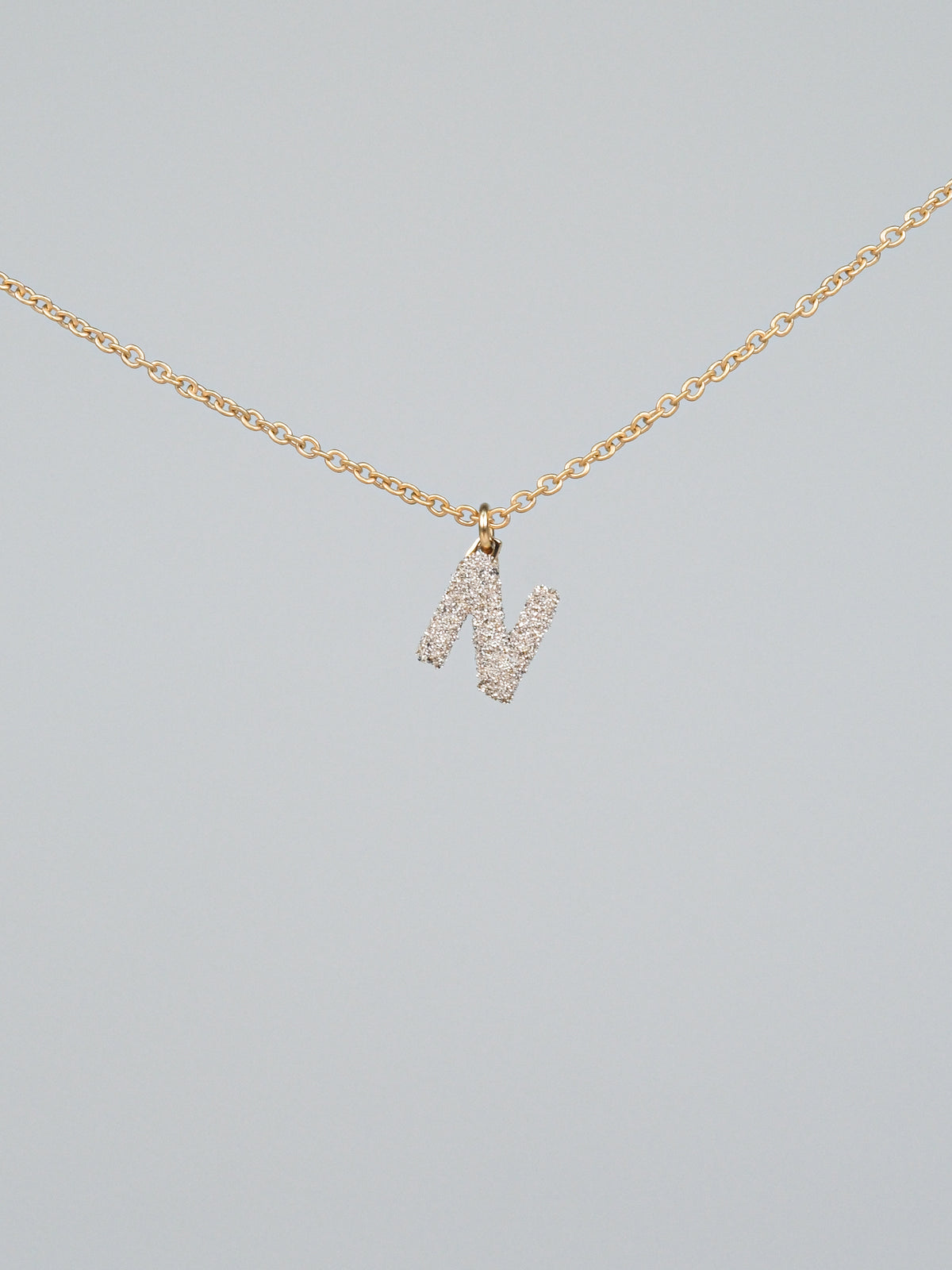 Collana iniziale con diamanti