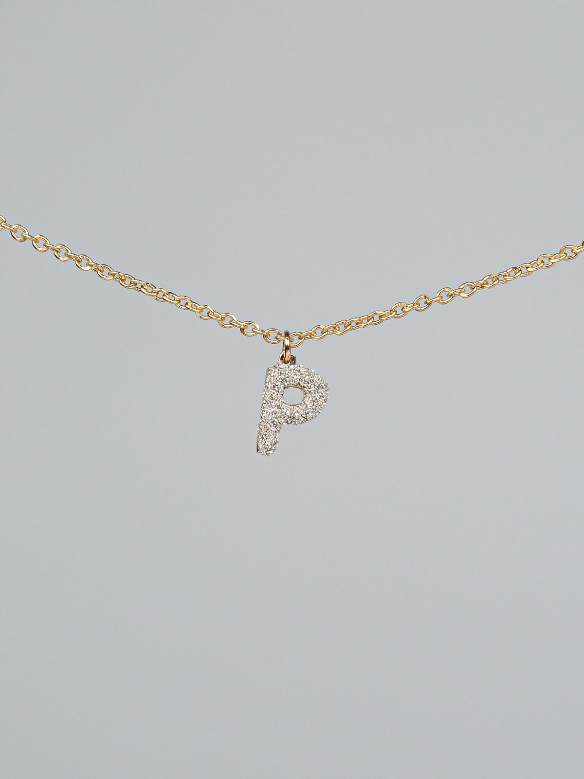 Collana iniziale con diamanti
