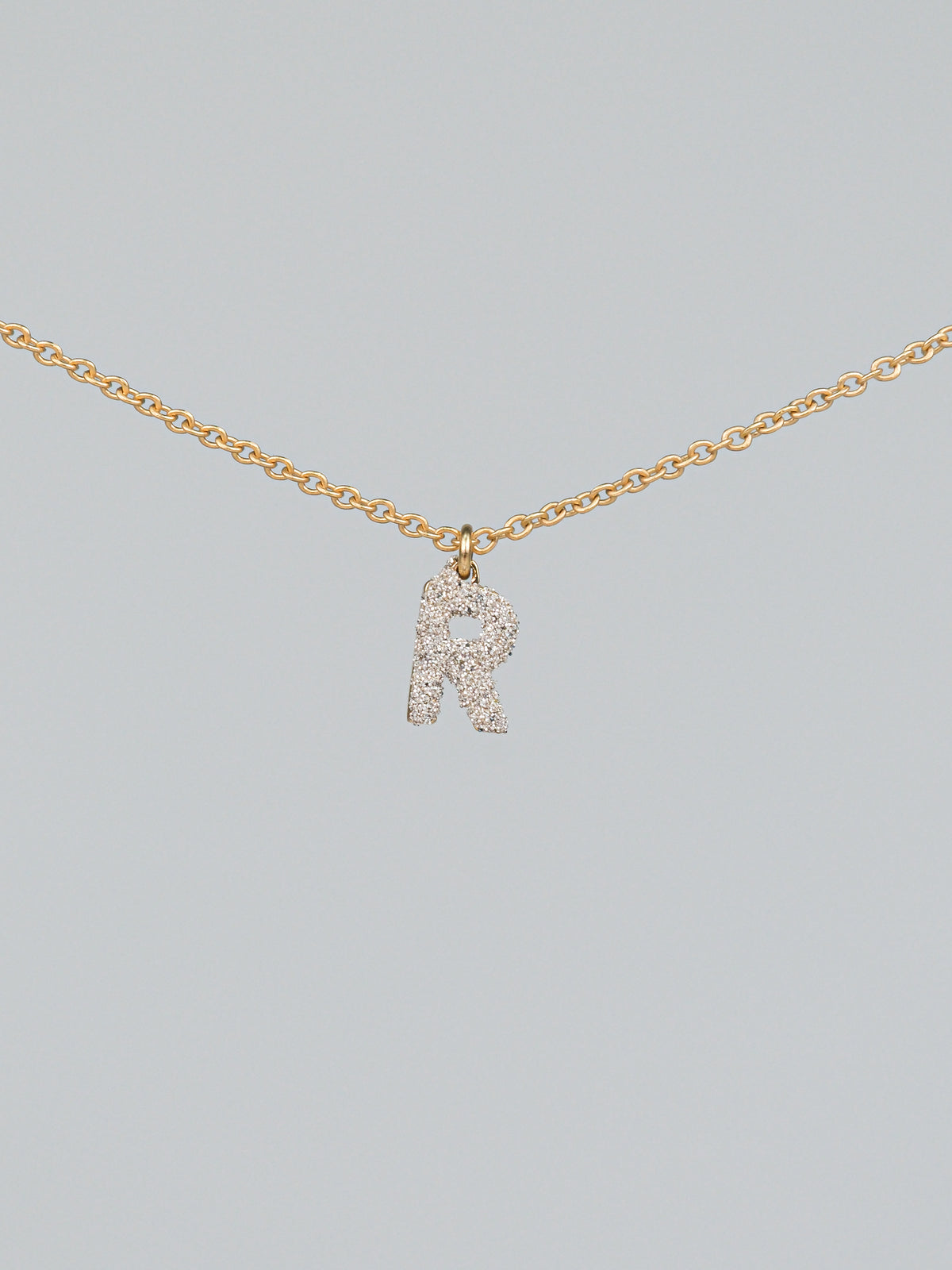 Collana iniziale con diamanti