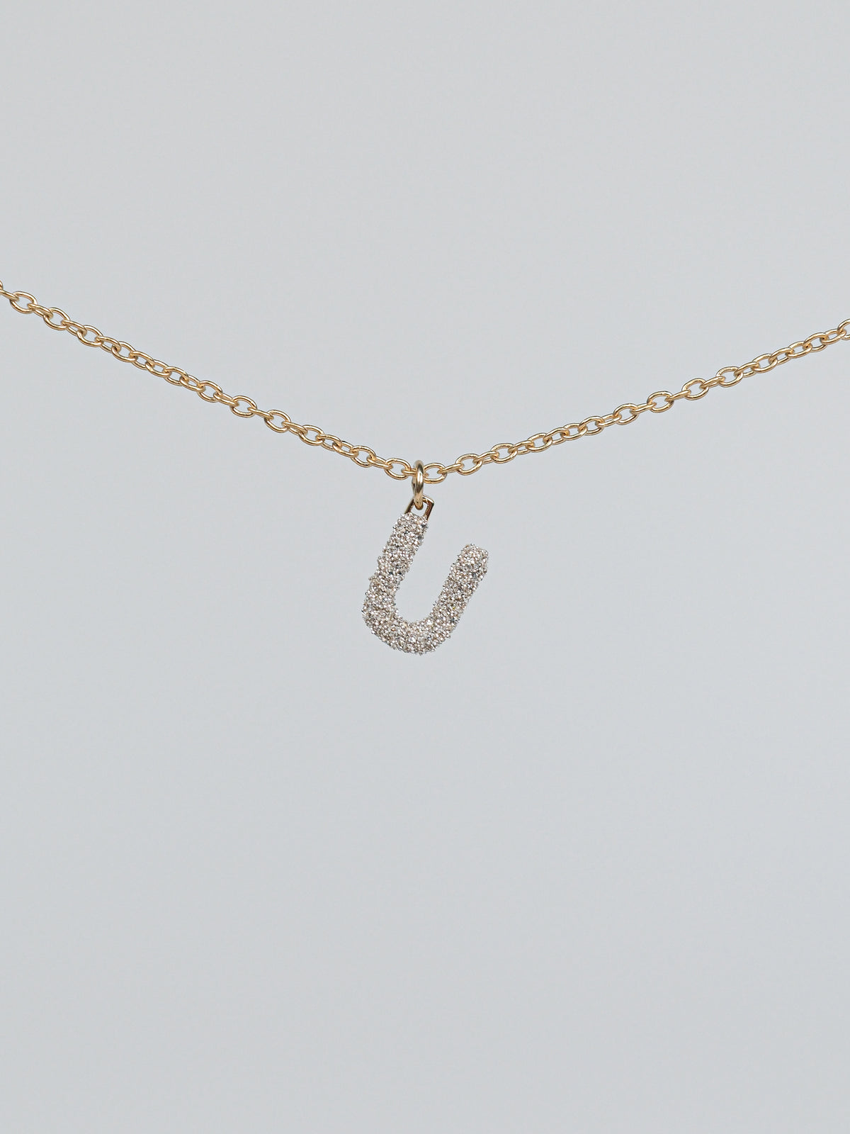 Collana iniziale con diamanti