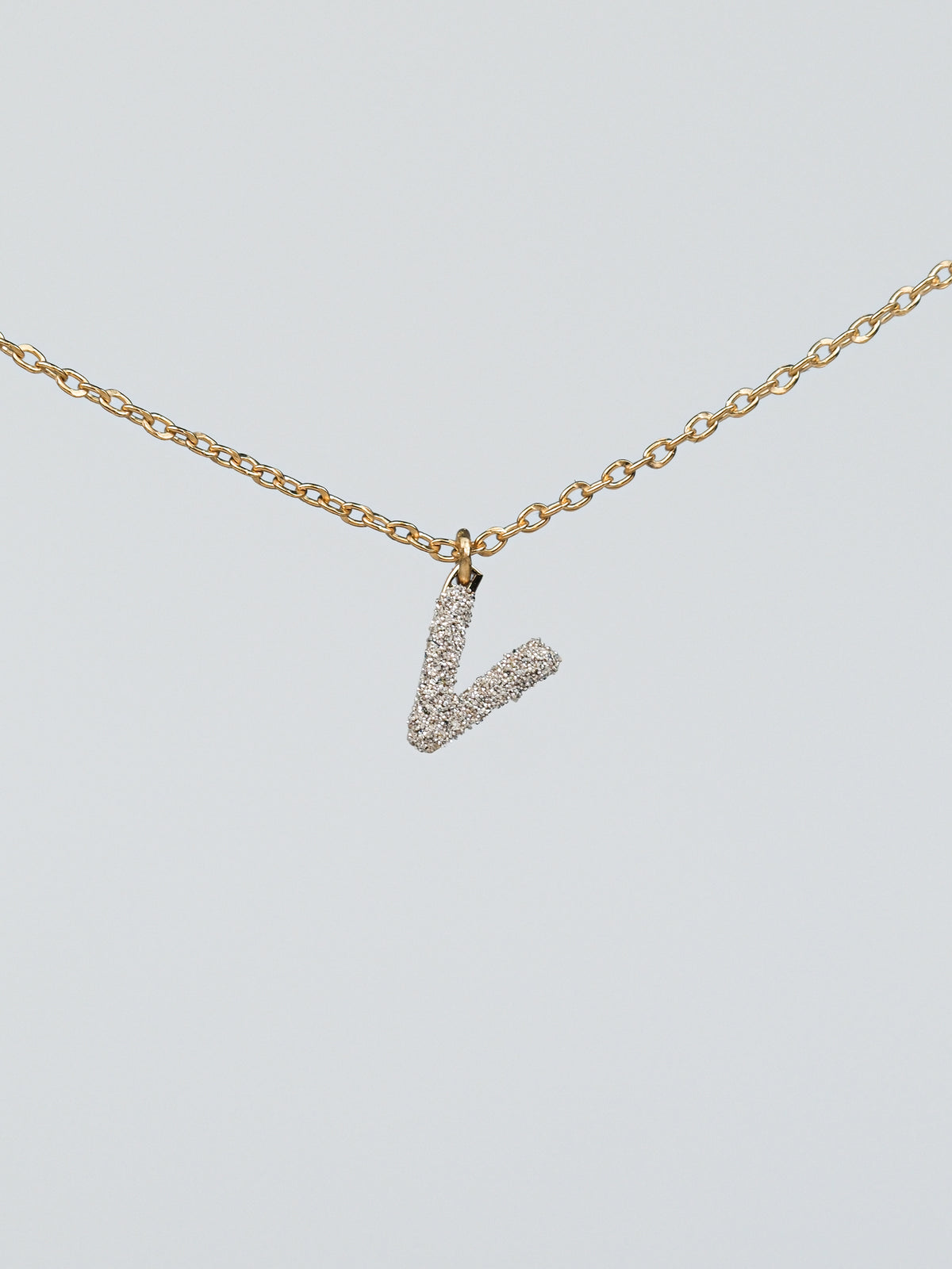 Collana iniziale con diamanti
