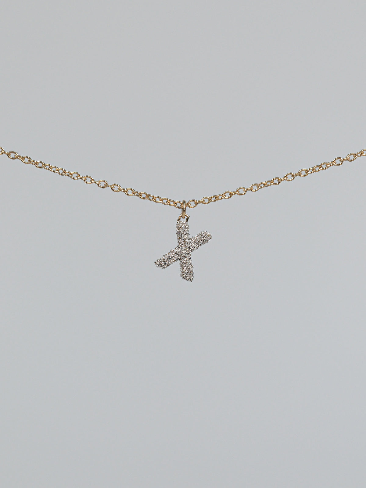 Collana iniziale con diamanti