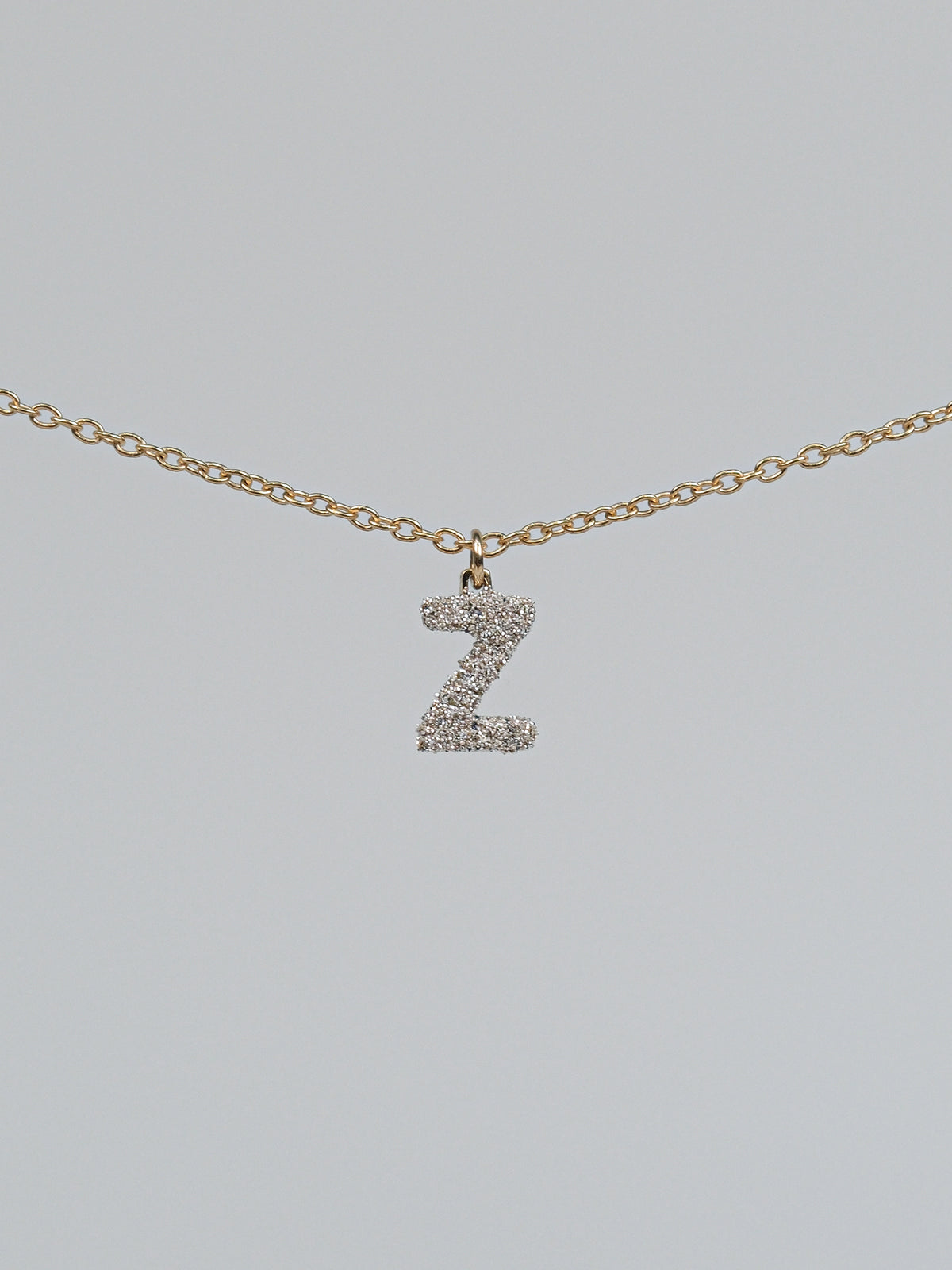 Collana iniziale con diamanti
