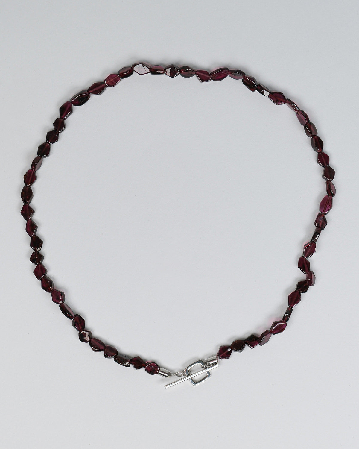 Collana in argento e Granato