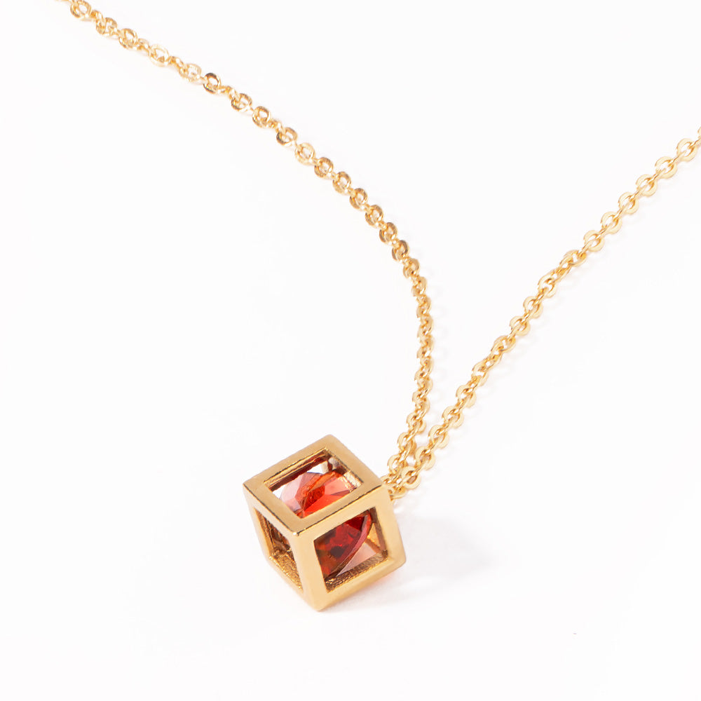 Collana scrigno con cuore