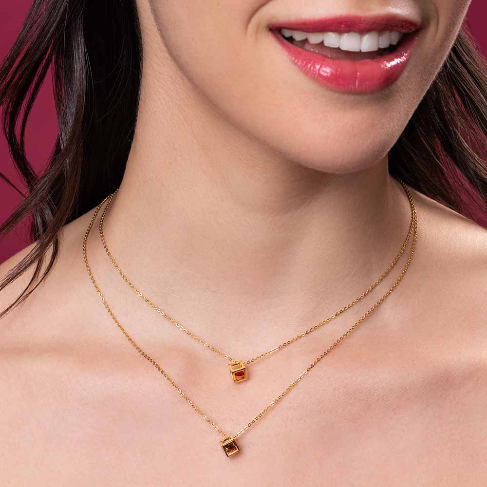 Collana scrigno con cuore