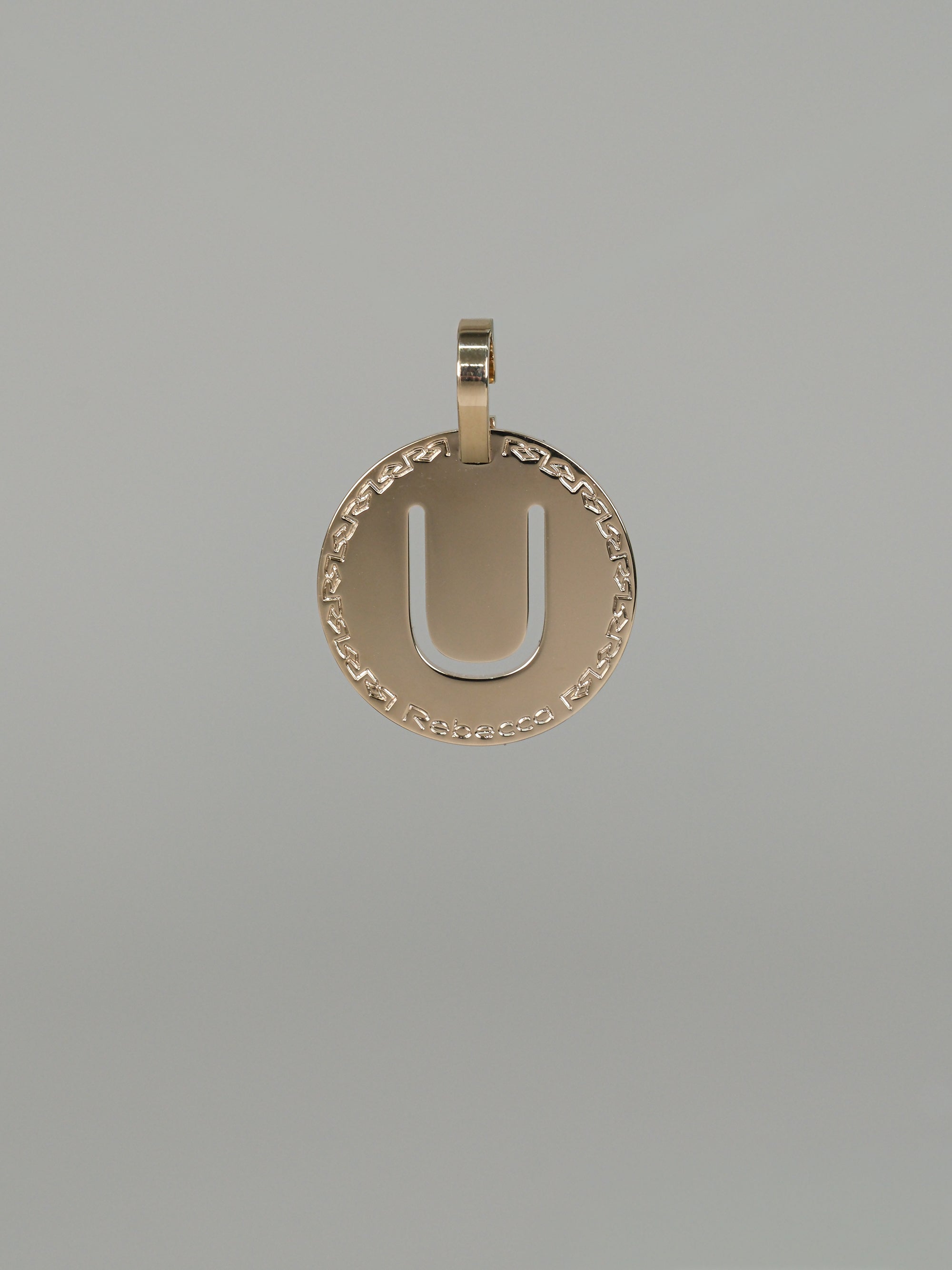 Collana due fili con iniziale media
