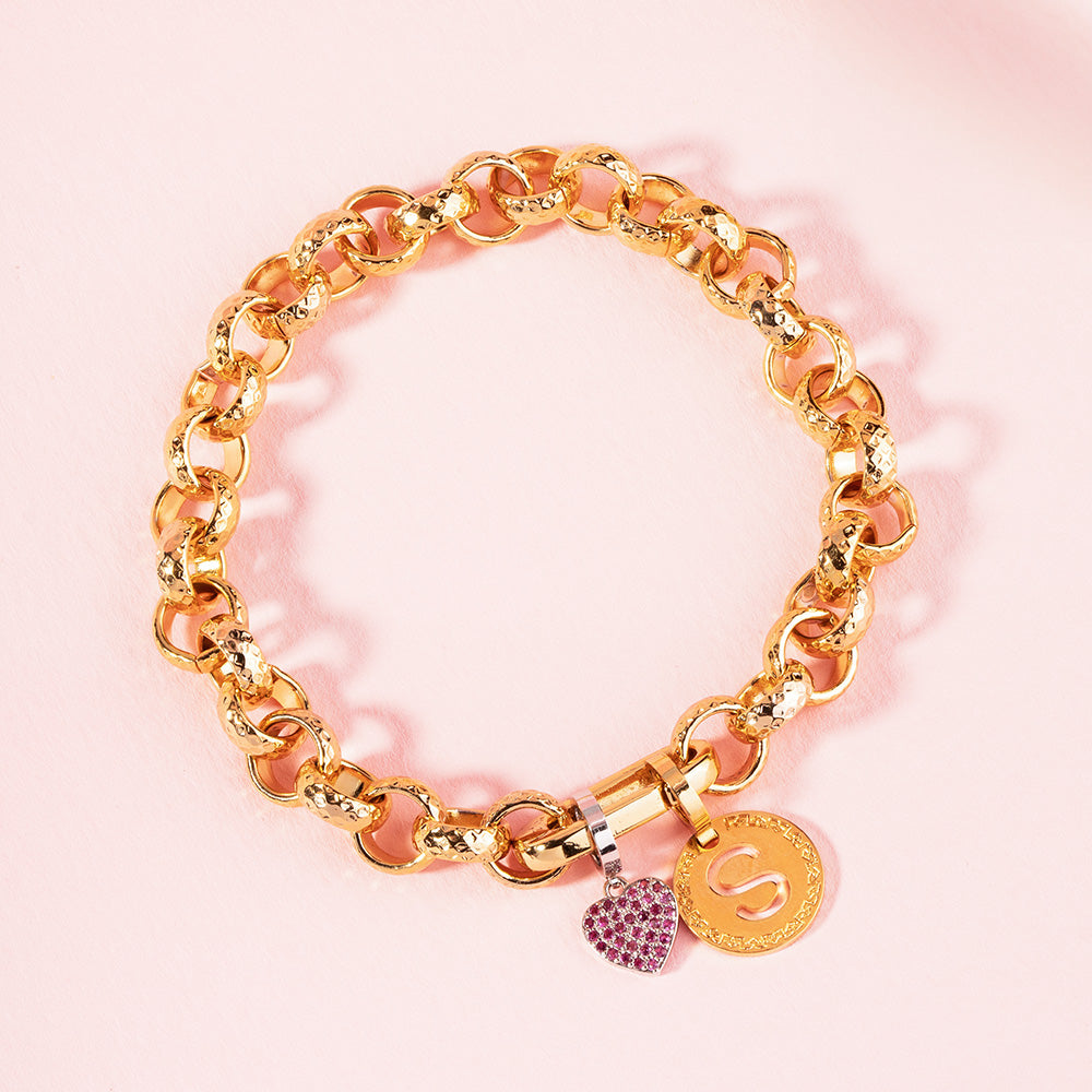 Bracciale My World con maglia tonda