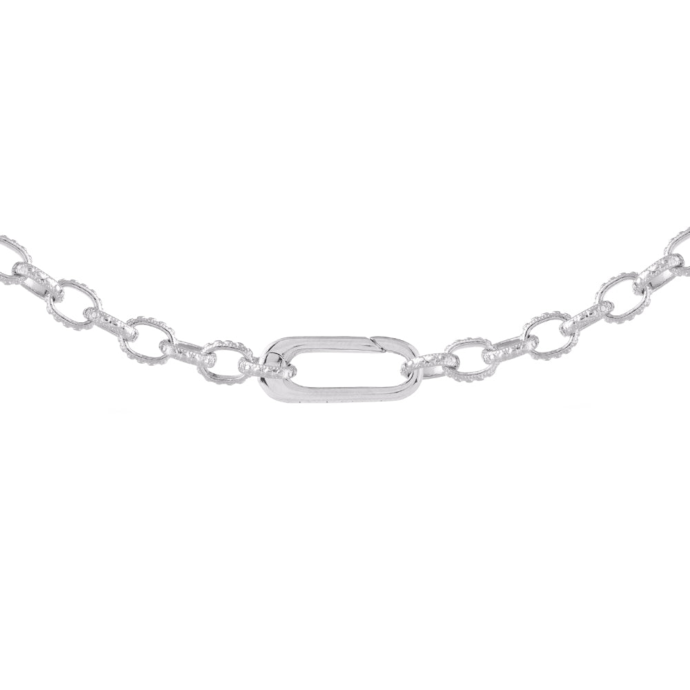 Collana My World con maglia lavorata