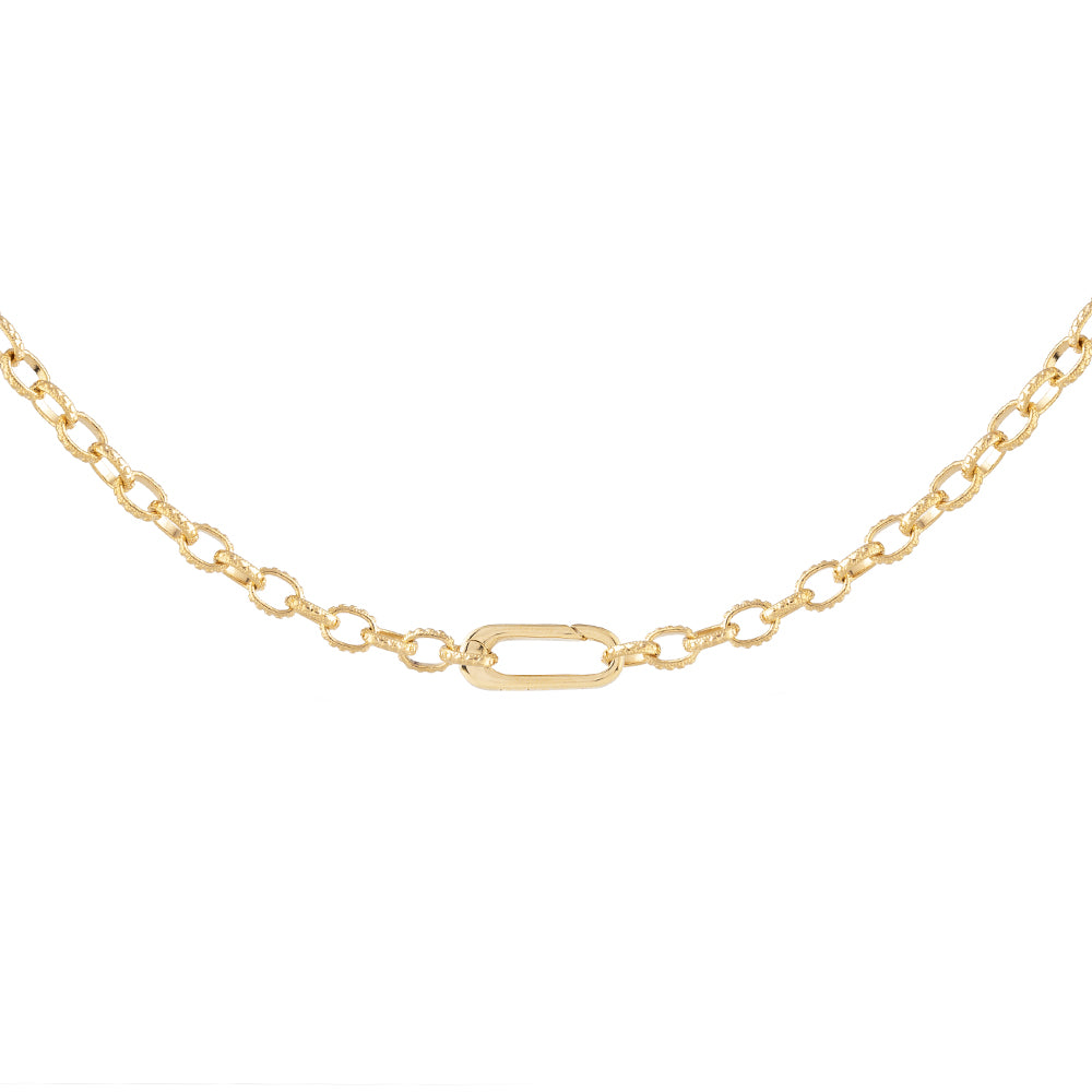 Collana My World con maglia lavorata