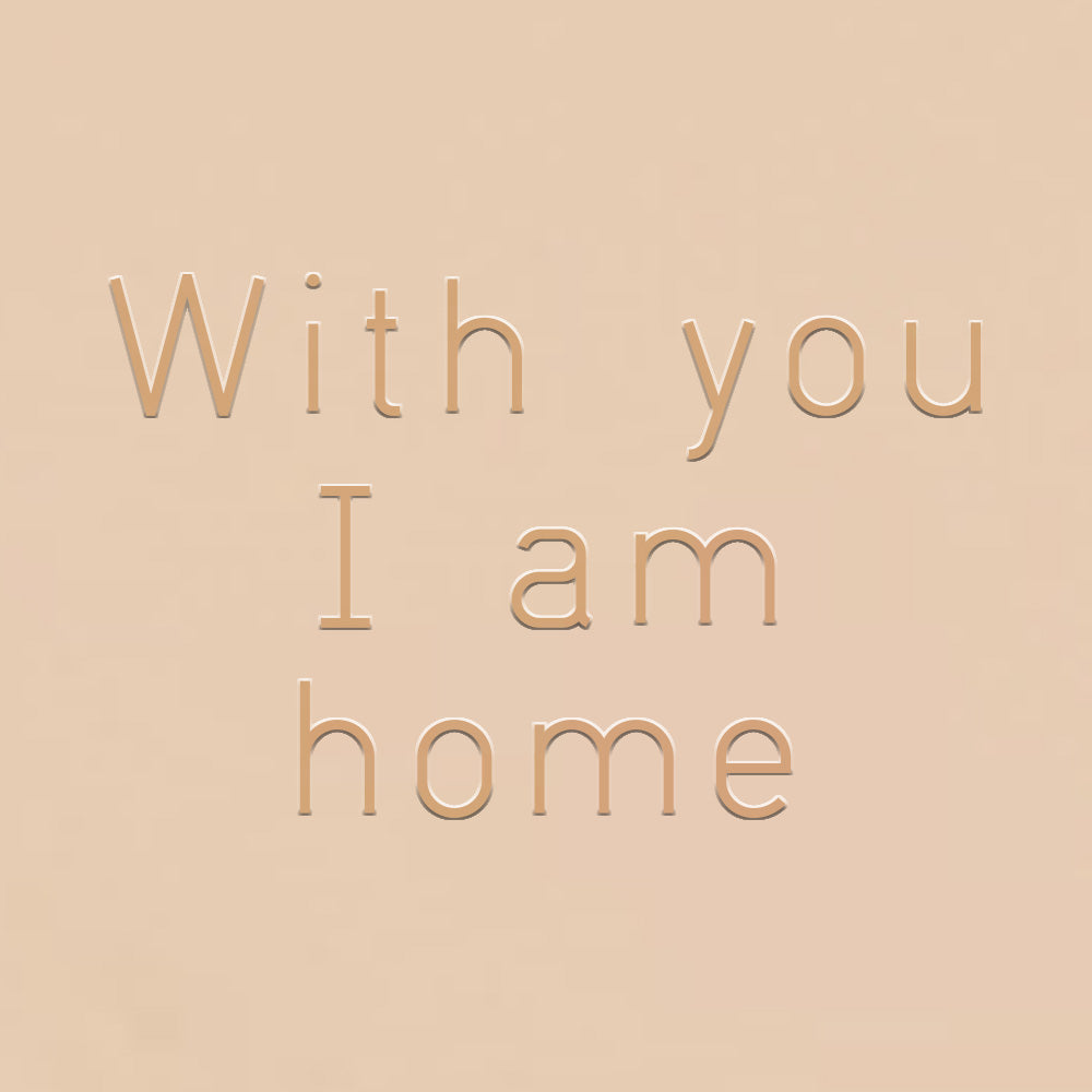 Bracciale in oro 18kt Amore “Con te mi sento a casa”